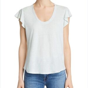 Woman’s La Via Rebecca Taylor Mint Green Short Sleeve Women's Top Size Medium